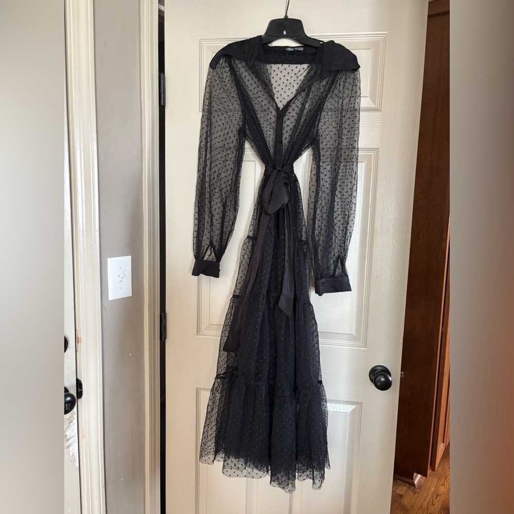 Mesh Belted Dress - Picture 4 of 6